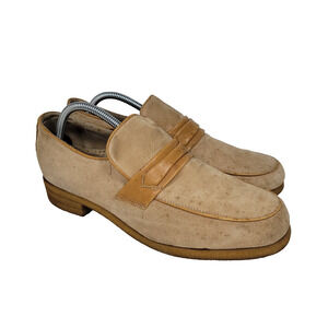 Trax Shoes Loafers Mens Size 10 Penny Dress Workwear Leather 44932 Slip On Shoe